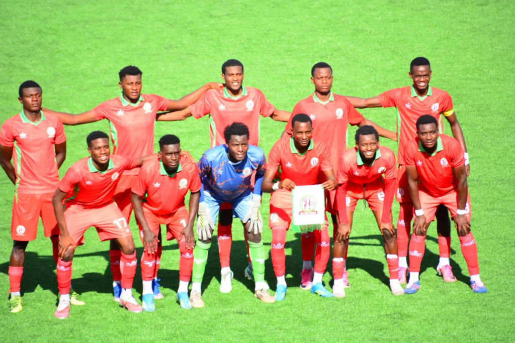 The Burundi U-20 starting XI lined up ahead of their match against Tanzania.