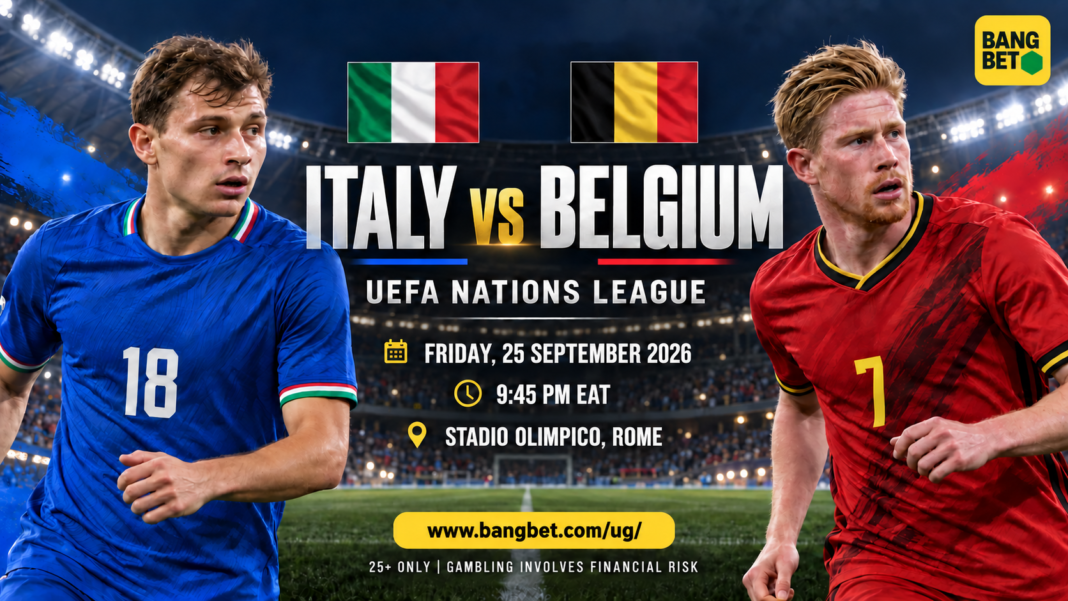 Nicolò Barella faces Kevin De Bruyne in Rome.
