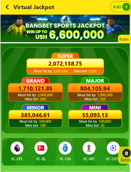 Bangbet Uganda Sports Jackpot Rules Explained
