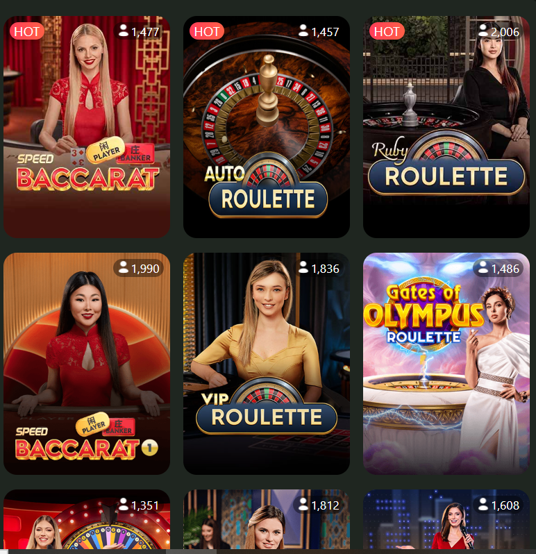Top 10 Hot Live Casino Games on Bangbet Uganda Today