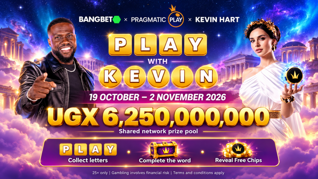Bangbet Play with Kevin banner showing promotion details.